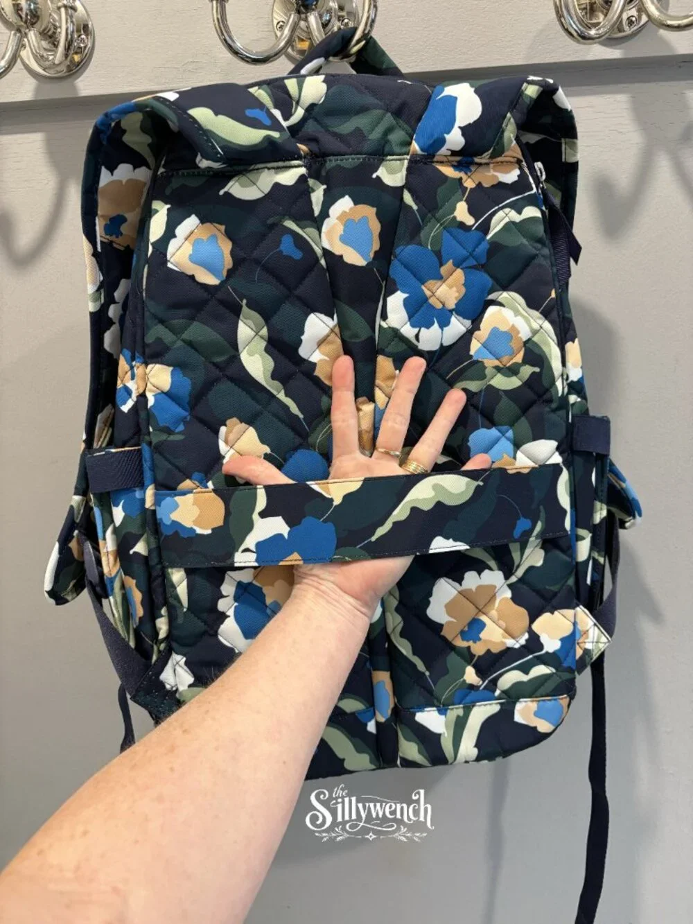 Vera Bradley Immersed Blooms Travel Backpack in Performance Twill